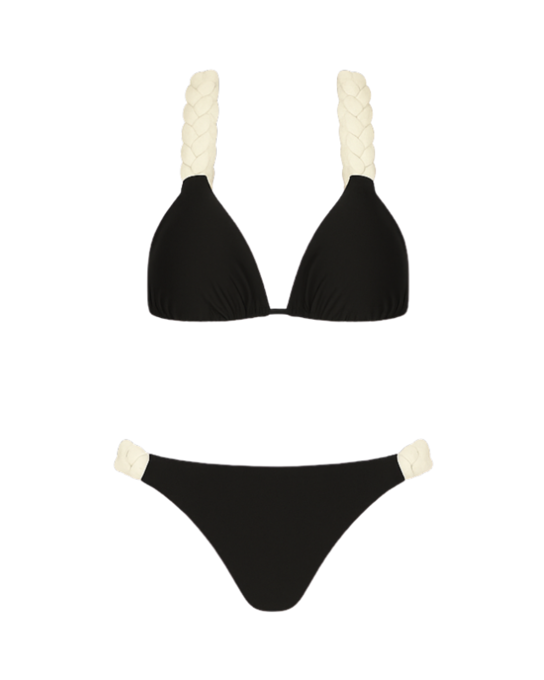 Conjunto Biquíni Trança Entrelaço P&B