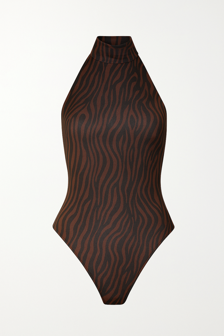 PRE VENDA Body Maiô Dupla Face Zebra Collab Heavy