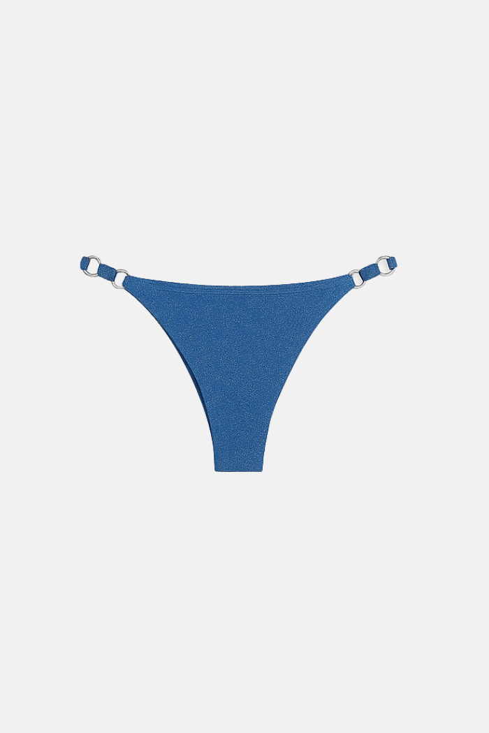 Calcinha Biquíni Argola Lurex com Ajuste
