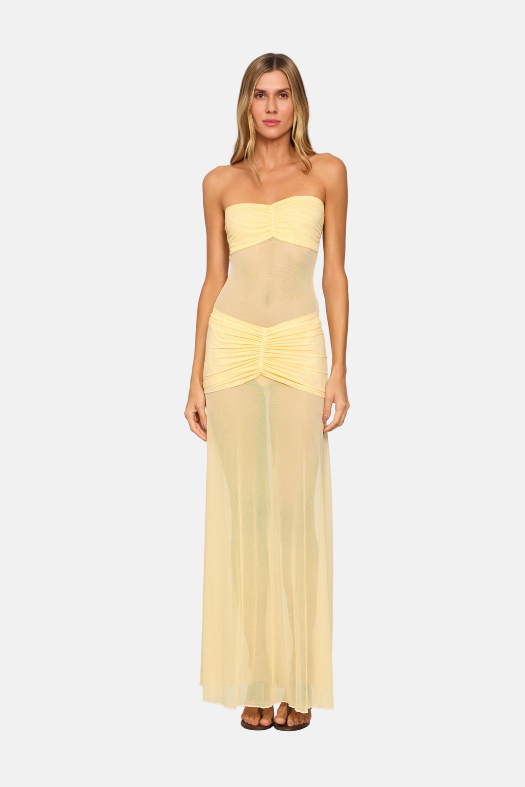 Conjunto Tule St Tropez Amarelo