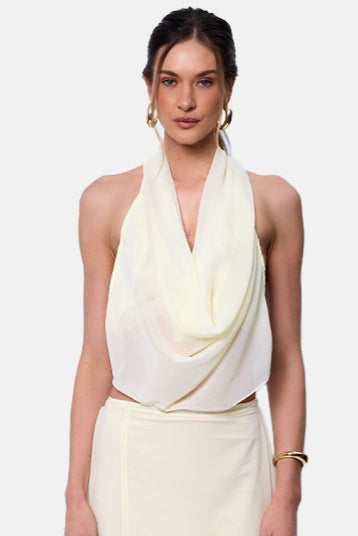 Blusa Frente Única Crepe  New York