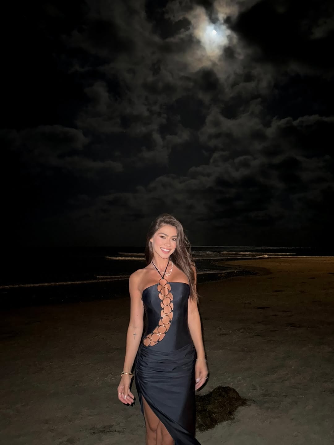 Conjunto Body Maiô Positano + Saia Drapeada Positano Marrom