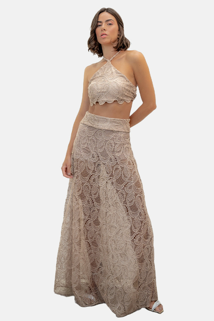 Conjunto Anne Renda Dourado