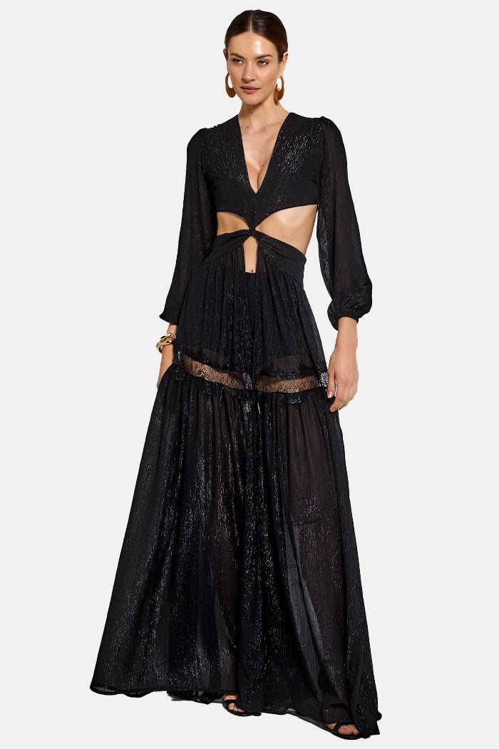 Conjunto Envelope Detalhe Renda Bruna Preto