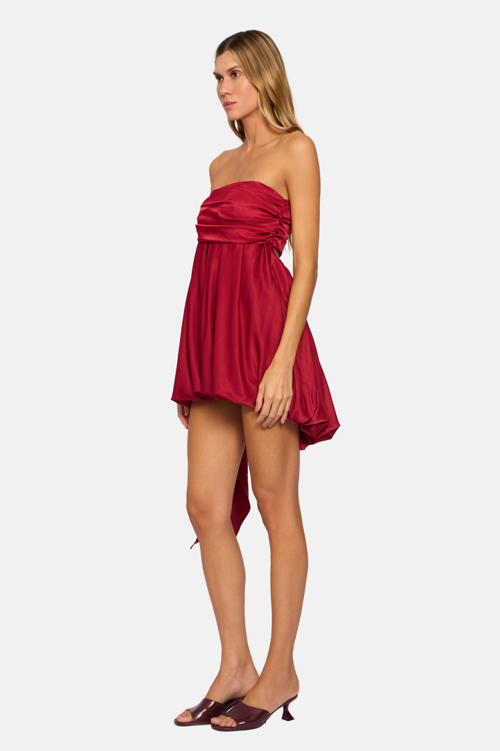 PRÉ-VENDA Vestido Longo Dália Tomara Que Caia Marsala
