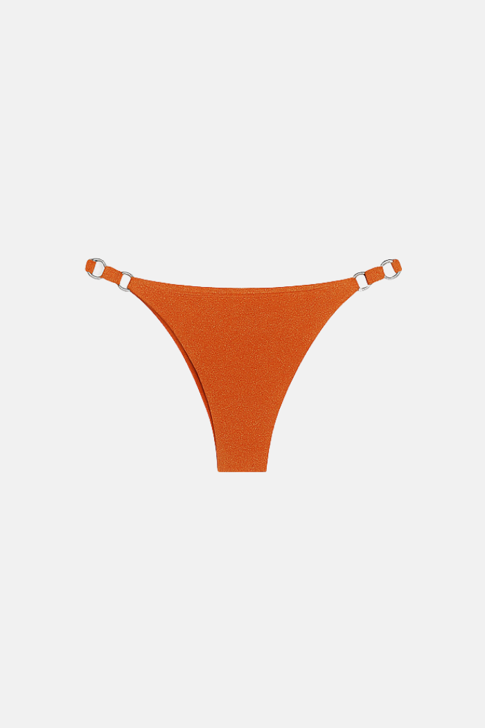 Calcinha Biquíni Argola Lurex com Ajuste