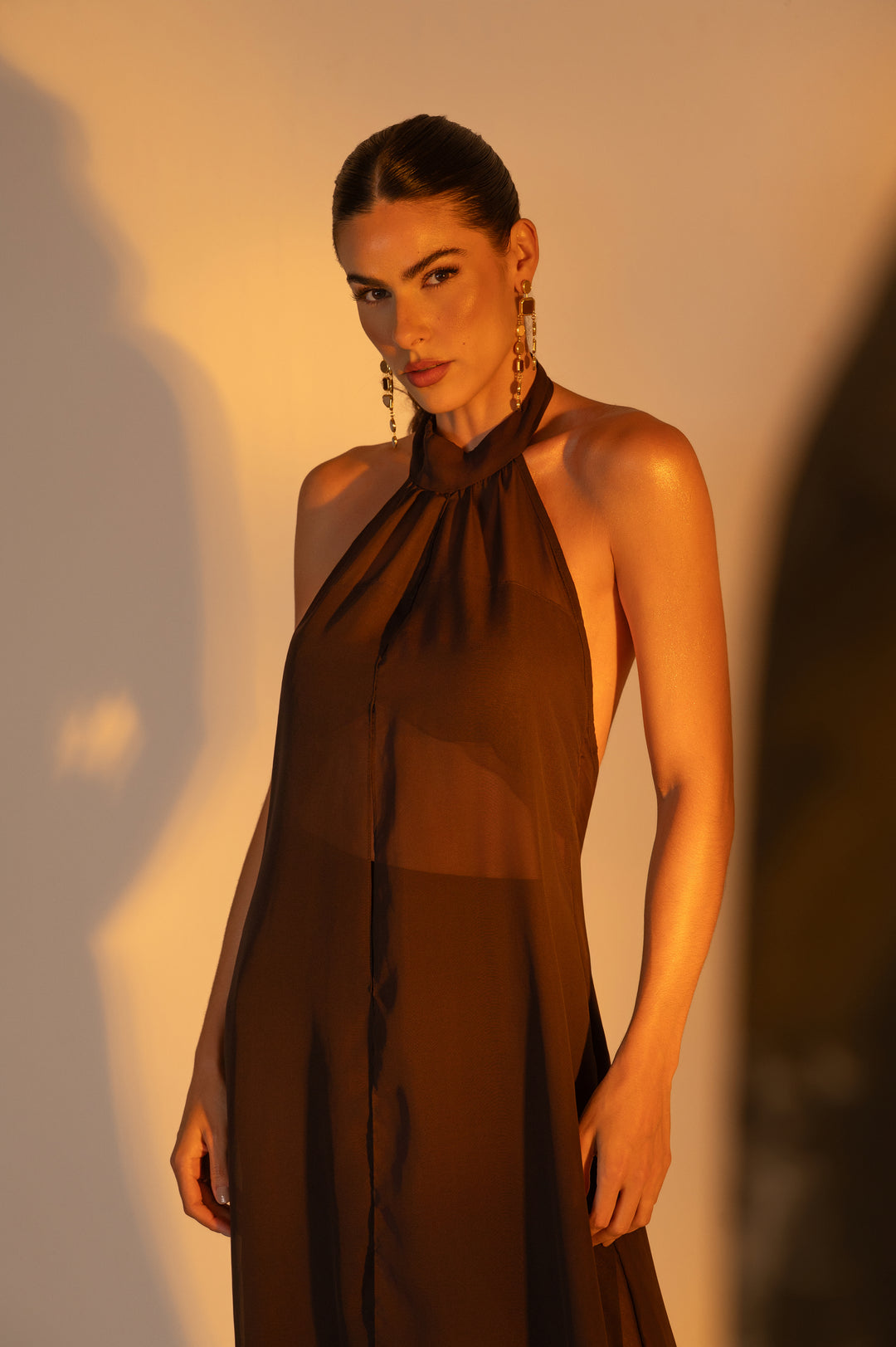 PRÉ-VENDA CAPA LONGA ABERTURA FRONTAL TRANSPARENTE GAIA