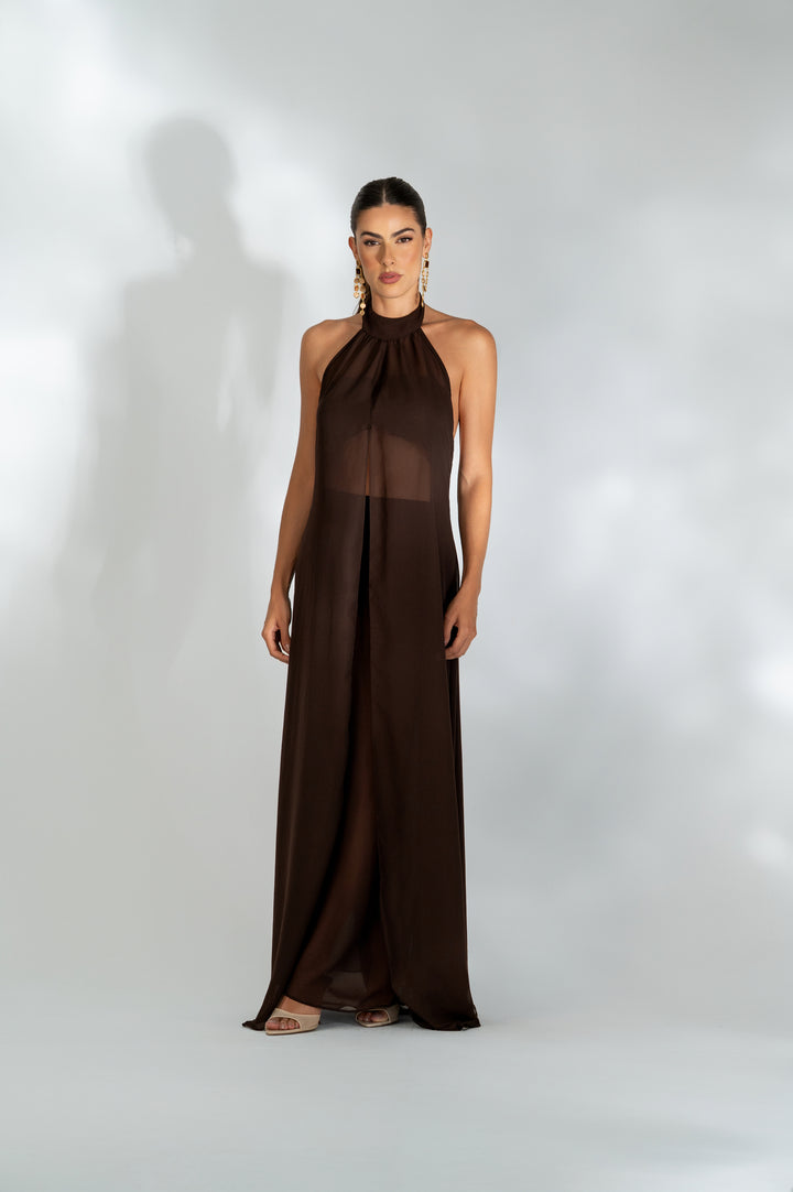 PRÉ-VENDA CAPA LONGA ABERTURA FRONTAL TRANSPARENTE GAIA