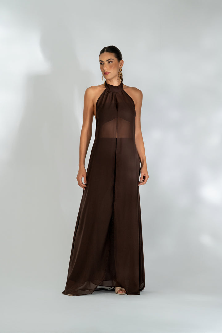 PRÉ-VENDA CAPA LONGA ABERTURA FRONTAL TRANSPARENTE GAIA