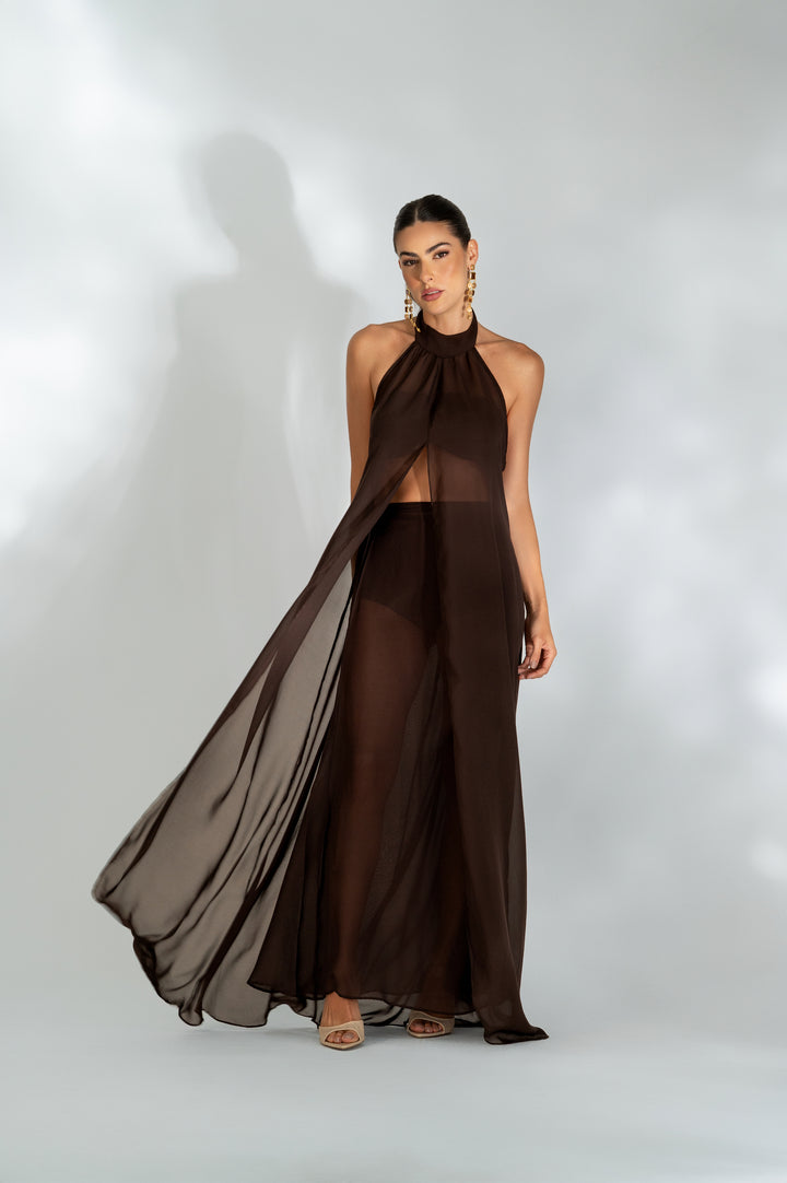 PRÉ-VENDA CAPA LONGA ABERTURA FRONTAL TRANSPARENTE GAIA