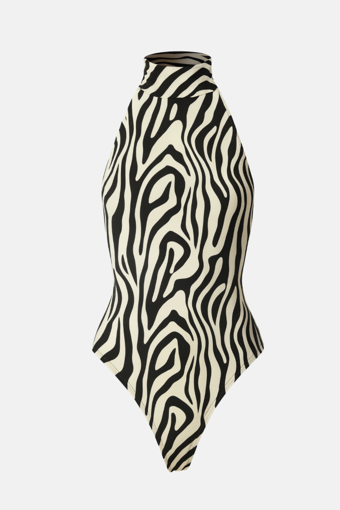 PRE VENDA Body Maiô Dupla Face Zebra Collab Heavy