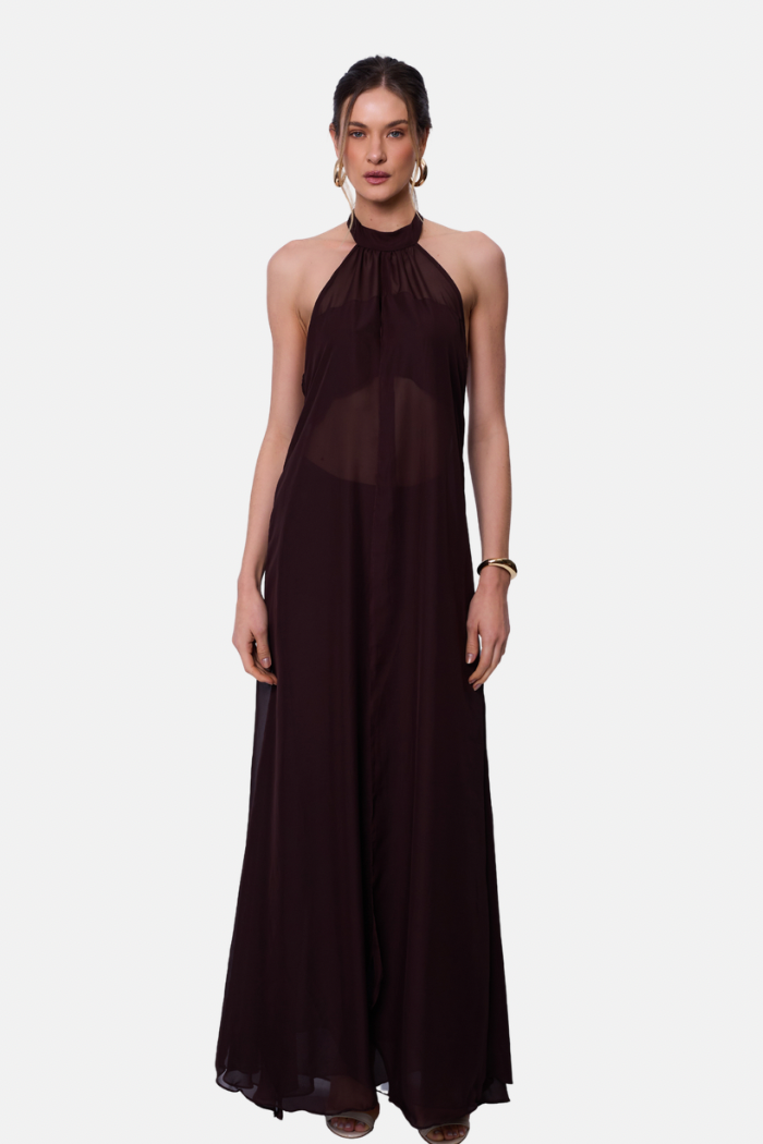 PRÉ-VENDA CAPA LONGA ABERTURA FRONTAL TRANSPARENTE GAIA