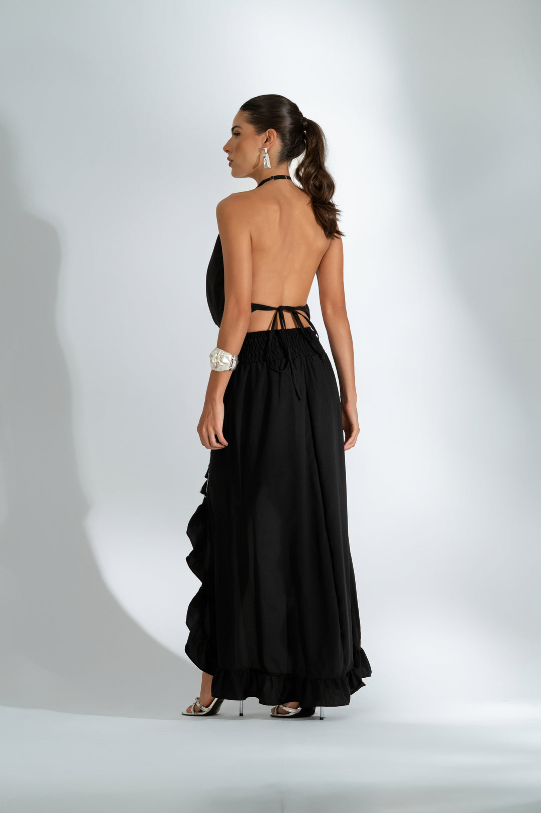 Saia Longa Mullet Tassel Babados