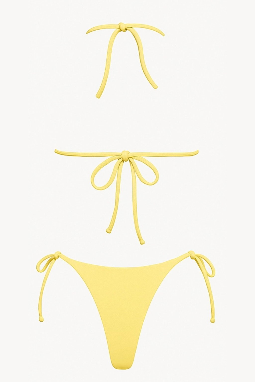 Conjunto Biquíni Argola Basic Amarelo