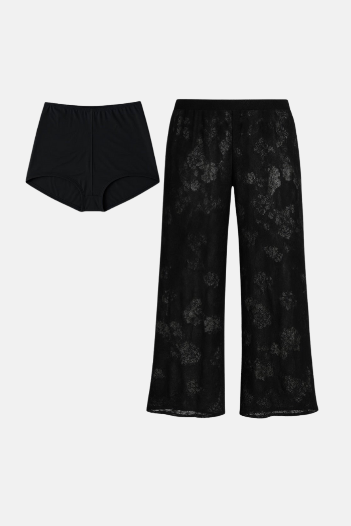 Calça Longa Renda Pantalona