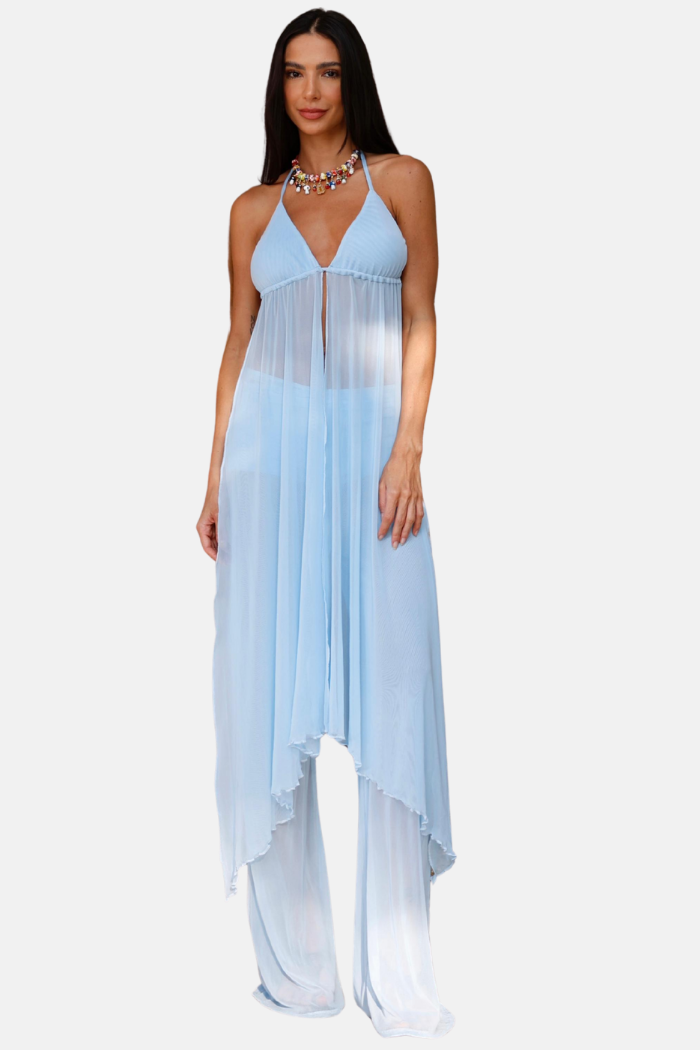Conjunto Tule Lisboa Azul