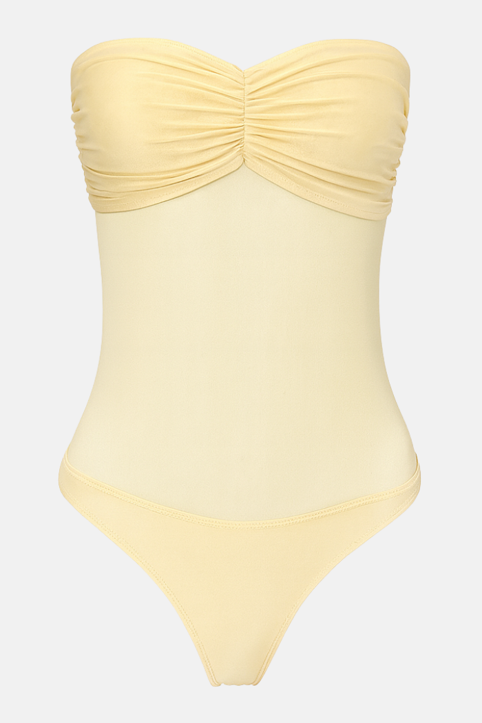 Body Transparente Tule Tomara que Caia St Tropez