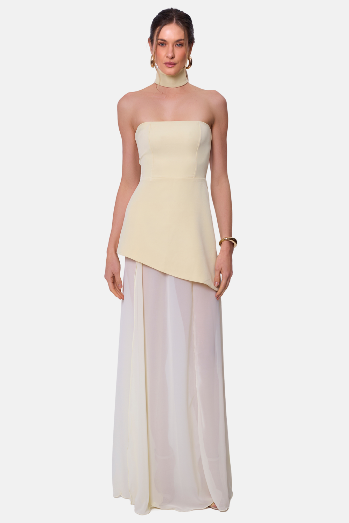 Vestido Longo Tomara que Caia Toscana